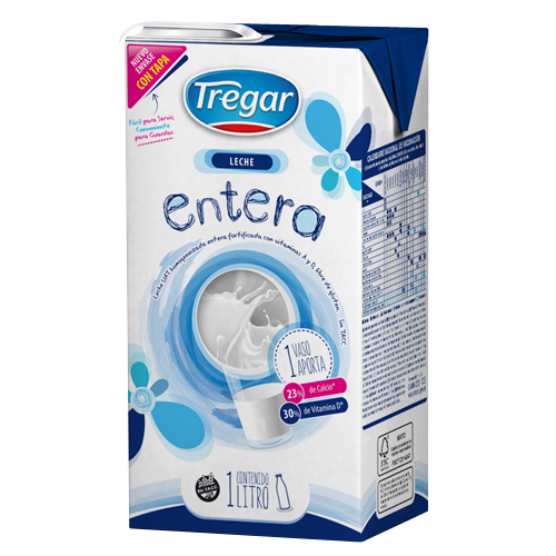 4298 LECHE ENTERA TREGAR X 1LT SIN TACC                                                                                                                                                                                                                        