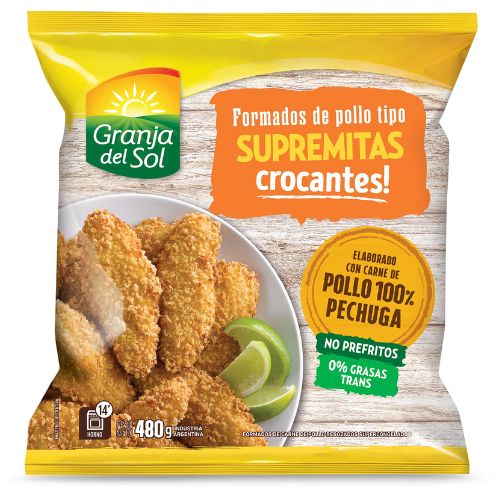 4835 SUPREMITAS DE POLLO GRANJA DEL SOL X 480 GR                                                                                                                                                                                                               