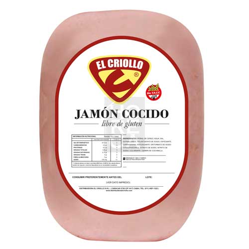 6242 JAMON COCIDO EL CRIOLLO KG SIN TACC                                                                                                                                                                                                                       