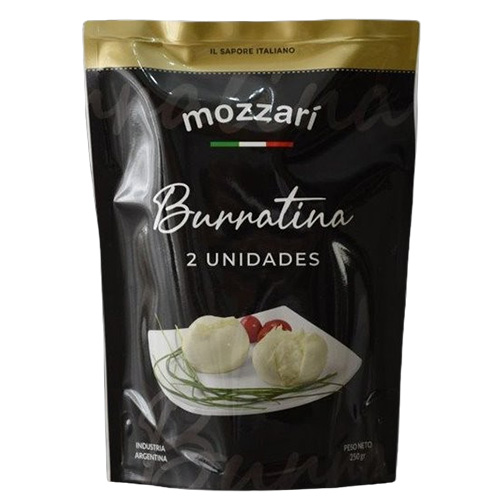 6263 BURRATINA MOZZARI 2 X 125 GR                                                                                                                                                                                                                              