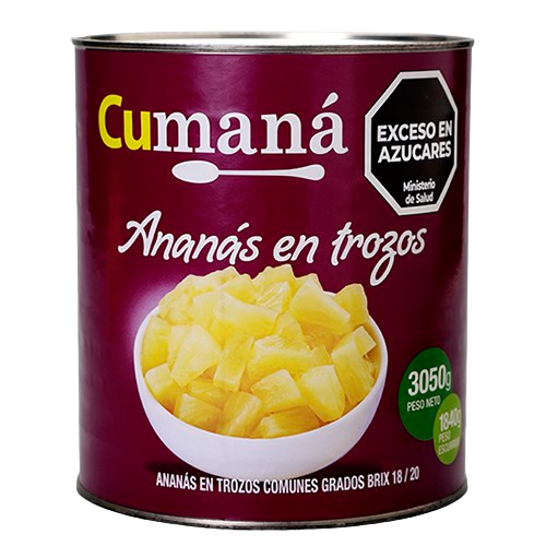 6339 ANANA EN TROZOS CUMANA X 3 KG                                                                                                                                                                                                                             