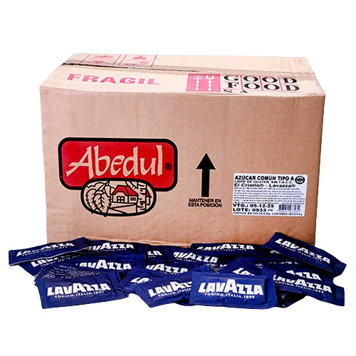 6340 AZUCAR INDIVIDUAL LAVAZZA X 800 UDS SIN TACC                                                                                                                                                                                                              