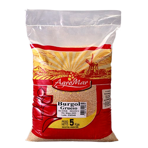 6504 TRIGO BURGOL GRUESO AGROMAR X 5 KG                                                                                                                                                                                                                        