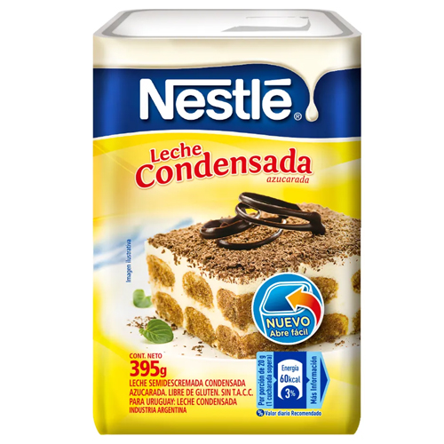 6621 LECHE CONDENSADA NESTLE X 395 GR SIN TACC                                                                                                                                                                                                                 