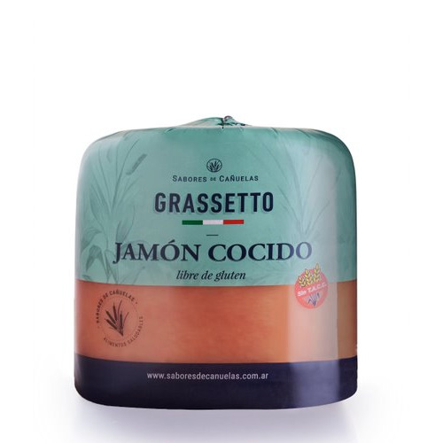 6789 JAMON COCIDO NATURAL GRASSETTO KG SIN TACC                                                                                                                                                                                                                