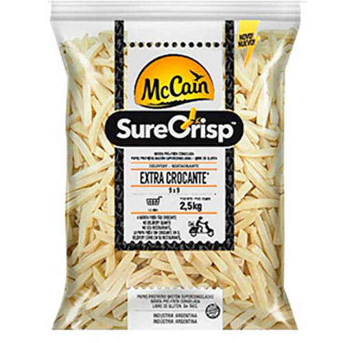 6823 PAPAS MCCAIN SURECRISP 9X9 MM X 2.5 KG 7407                                                                                                                                                                                                               