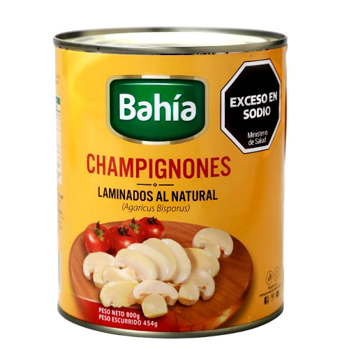 6862 CHAMPIGNON LAMINADO BAHIA X 850 GRS                                                                                                                                                                                                                       