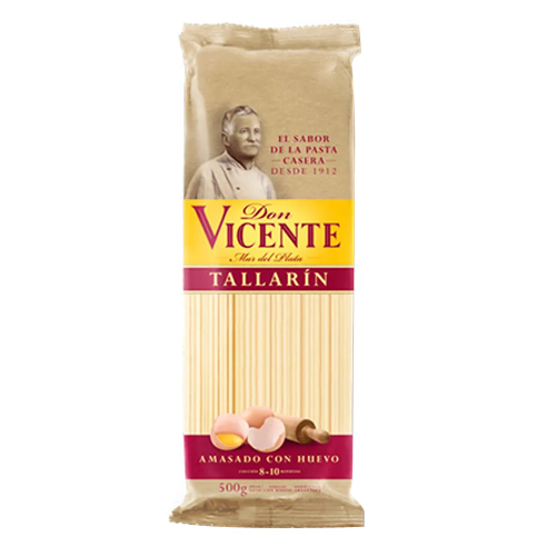 6900 TALLARIN DON VICENTE HUEVO X 500 GR                                                                                                                                                                                                                       