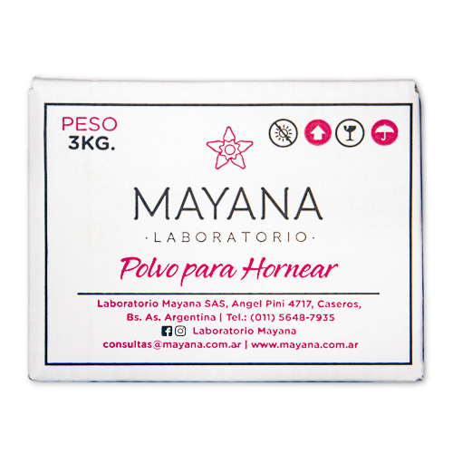 6971 POLVO DE HORNEAR MAYANA X 3 KGS SIN TACC                                                                                                                                                                                                                  