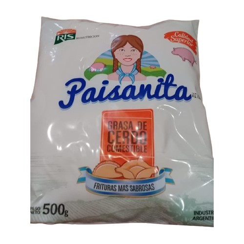 8028 GRASA DE CERDO PAISANITA X 500 GR                                                                                                                                                                                                                         