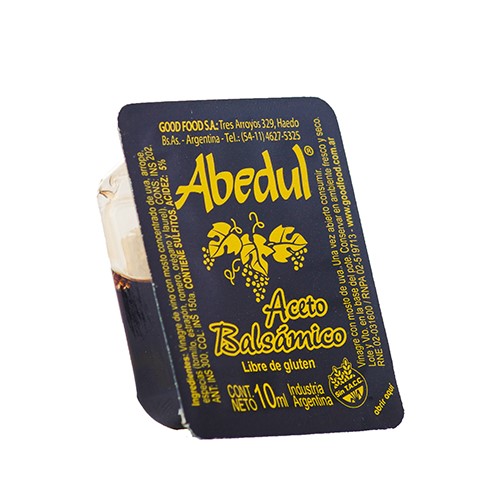 8102 ACETO BALSAMICO ABEDUL INDIV. X 108 UDS SIN TACC                                                                                                                                                                                                          