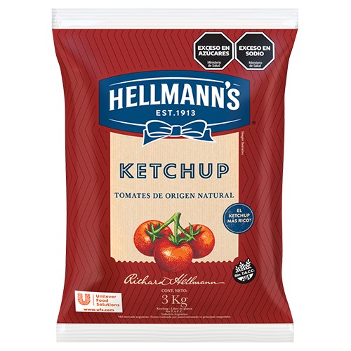 8665 KETCHUP HELLMANN´S X 3 KG SIN TACC                                                                                                                                                                                                                        